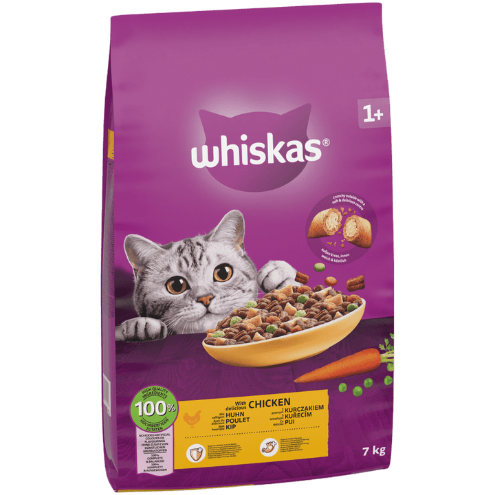 Whiskas 1+ Cat Complete Dry With Chicken 1.9kg