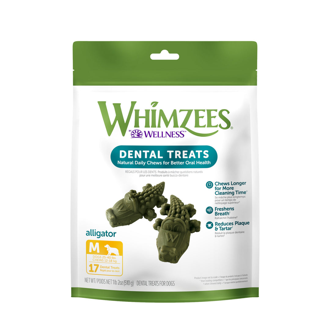 Whimzees Alligator Dental Chew Medium