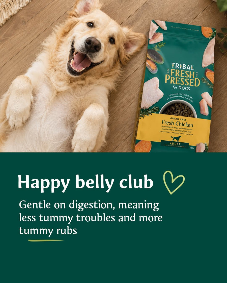 Happy belly club: gentle on digestion, meaning less tummy troubles and more tummy rubs